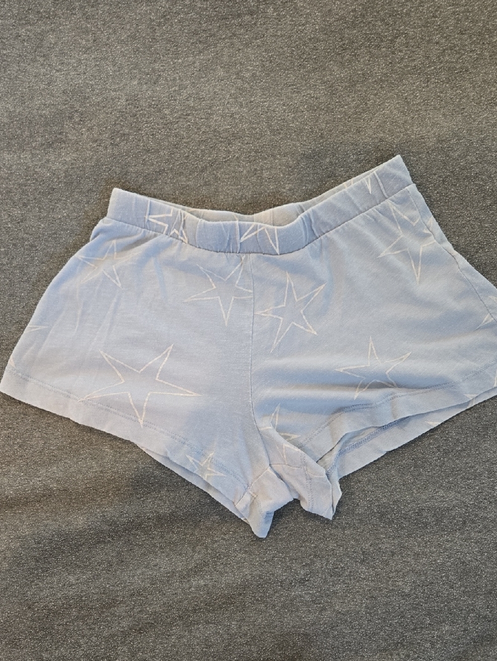 Z Supply Light Blue Star-Print Kids Shorts